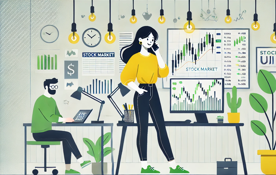 GainXcapital team analyzing financial data